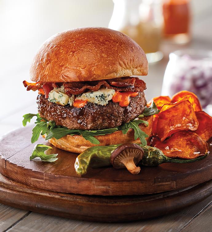 USDA Prime Steak Burgers - Twelve 8-Ounce Patties